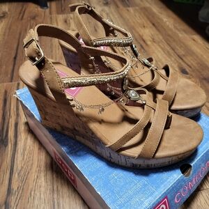 Pop Womens Radiance Heeled Sandals, size 9.5